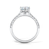 The Nouveau Ring  | Lab Diamond Marquise Cut Shoulder Set Engagement