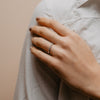 The Nouveau Ring | Lab Diamond Pavé Set Wedding Eternity