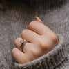 The Ophelia Wedding Ring | Matching Bridal Rope Twist Band