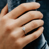 The Ophelia Ring | Round Cut Lab Diamond Rope Engagement Solitaire