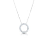 The Bianca Pendant | Round Lab Diamond Halo