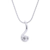 The Orla Pendant | Round Lab Diamond Drop Charm