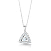 The Sienna Pendant | Lab Diamond Shield Halo