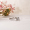 The Piper Ring | Lab Diamond Thin Band Shoulder Set Engagement