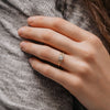 The Sabine Ring | Round Lab Diamond Accented Vintage Engagement