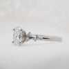 The Serephina Ring | Oval Lab Diamond Scattered Accented Engagement