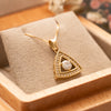 The Sienna Pendant | Lab Diamond Shield Halo