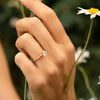 The Sissy Ring | Round Lab Diamond Petite Six Claw Engagement Solitaire