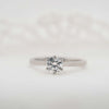 The Tasha Ring | 0.50ct D-E VVS1 Six Claw 950 Platinum Engagement Solitaire