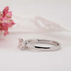 The Tia Ring | Emerald Cut Lab Diamond East West Engagement Solitaire