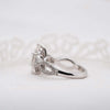 The Zelmera Ring | 2.35ct D-E VVS1 Marquise Cut 950 Platinum Shoulder Set Engagement