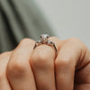 The Vani Ring | Round Lab Diamond Nature Accented Engagement