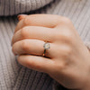 The Cyra Ring | Round Lab Diamond Tiffany Engagement Solitaire