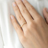 The Ewella Ring | VS1 D-E Lab Diamond. 100% Recycled 9k Gold Stacking