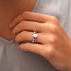 The Franchesca Ring | Emerald Cut Lab Diamond Vintage Engagement Solitaire