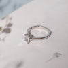 The Franchesca Ring | Emerald Cut Lab Diamond Vintage Engagement Solitaire