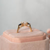 The Georgia Ring | Lab Diamond Round & Pear Graduated Engagement Trilogy