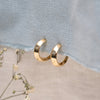 The Glanna Earrings | 100% Recycled 9k Gold Huggies