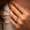 The Hope Ring | Lab Diamond Pear Shoulder Set Engagement Solitaire