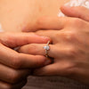 The Hope Ring | Lab Diamond Pear Shoulder Set Engagement Solitaire