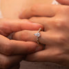 The Hope Ring | Lab Diamond Pear Shoulder Set Engagement Solitaire