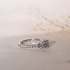 The Kara Ring | Lab Diamond Round Brilliant Cut Engagement Trilogy