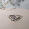 The Lacey Ring | Oval Lab Diamond Floating Shoulder Set Engagement