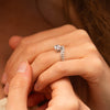 The Lacey Ring | Oval Lab Diamond Floating Shoulder Set Engagement