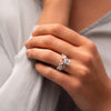 The Layla Ring | Lab Diamond Oval Hidden Halo Engagement Ring