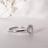 The Layla Ring | Lab Diamond Oval Hidden Halo Engagement Ring