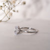 The Layla Ring | Lab Diamond Oval Hidden Halo Engagement Ring