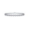 The Lowenna Bracelet | 3.0ct Lab Diamond 14k Gold Modern Tennis