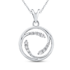 The Lydia Pendant | Lab Diamond Circle Pavé Pendant