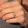 The Marcia Ring | Lab Diamond Pear Cut Shoulder Set Engagement