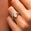 The Maris Ring | Oval Lab Diamond Split Shank Engagement Solitaire