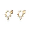 The Merryn Earrings | VS1 D-E Lab Diamonds. 100% Recycled 9k Gold Tiara