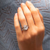 The Dylan Ring | Lab Diamond Tiara Contour Shaped Band