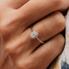 The Mina Ring | Lab Diamond Vintage Engagement Halo