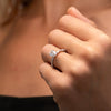 The Nadia Ring | Oval Lab Diamond Marquise Shoulder Set Engagement