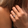 The Nadia Ring | Oval Lab Diamond Marquise Shoulder Set Engagement