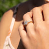 The Nancy Ring | Lab Diamond Oval & Pear Cut Engagement Trilogy