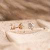 The Nessa Earrings | 9k Yellow Gold & Round Lab Diamond Split Claw Studs