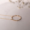 The Nina Pendant | 9ct Yellow Gold & Lab Diamond Circle