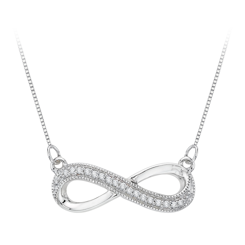 The Naomi Necklace | Lab Diamond Modern Infinity