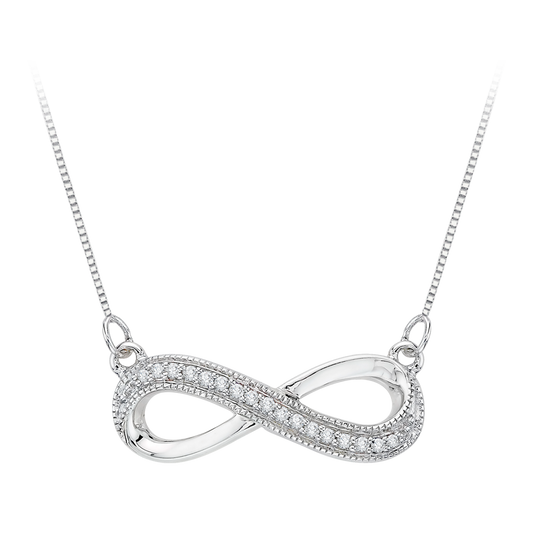 The Naomi Necklace | Lab Diamond Modern Infinity