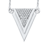 The Kairos Necklace | Lab Diamond Triangle Arrow