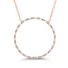 The Felicity Pendant | Baguette Lab Diamond Circle