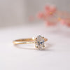 The Penelope Ring | Oval Lab Diamond Slim Engagement Solitaire