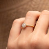 The Posey Ring | Lab Diamond Floral Engagement Halo