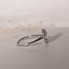 The Rae Ring | Lab Diamond Art Deco Halo Oval Cut Engagement